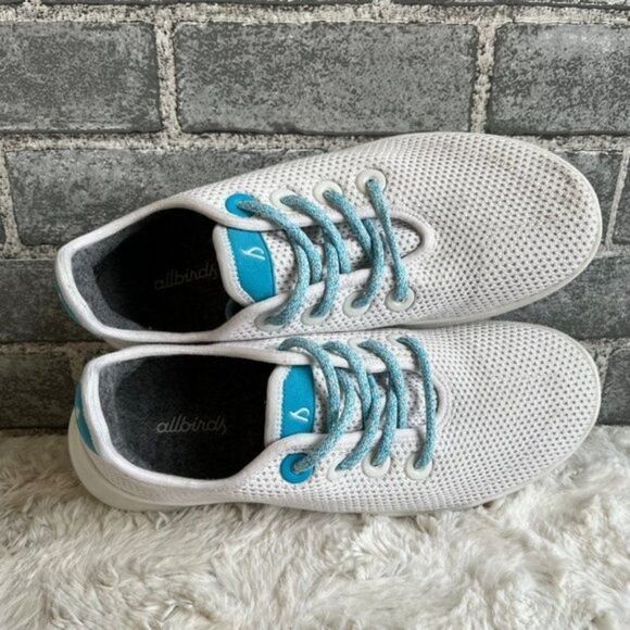 Allbirds x Just Water Women's White Tree Runner Sneakers Size 9 - Picture 7 of 11